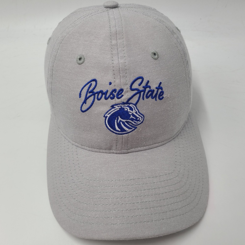 Women Boise State Broncos Hat Strapback Captivating Gray Blue NCAA University
